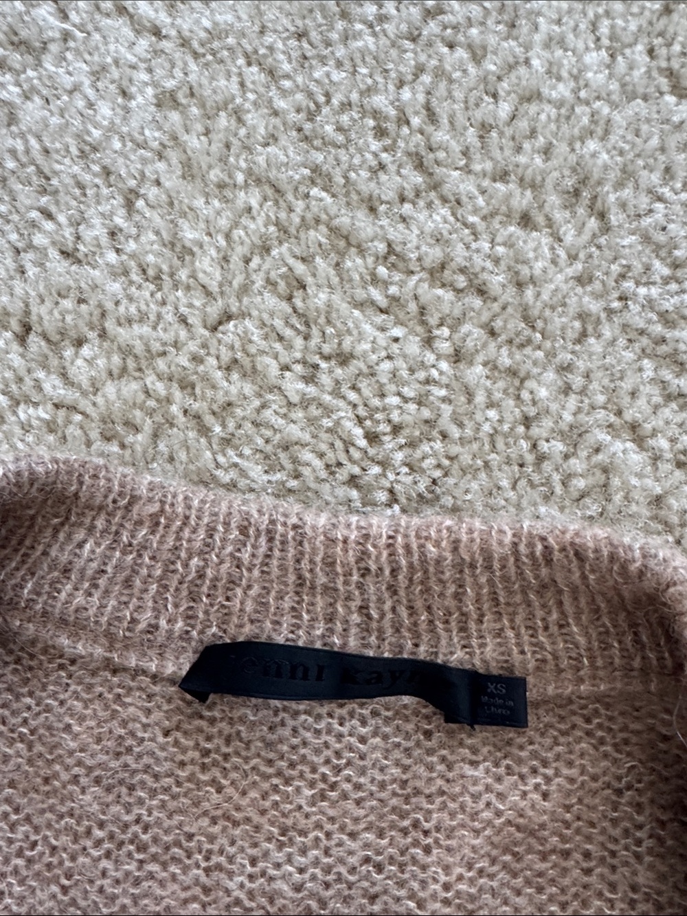 Jenni Kayne Dusty Taupe V-Neck Button Cardigan - Picture 2 of 3
